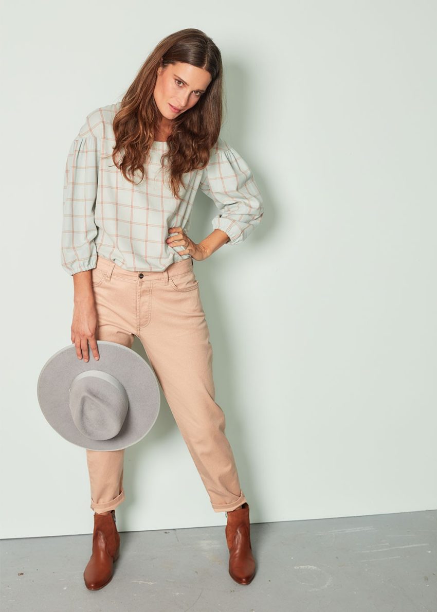 spodnie denim champagne - Image 3