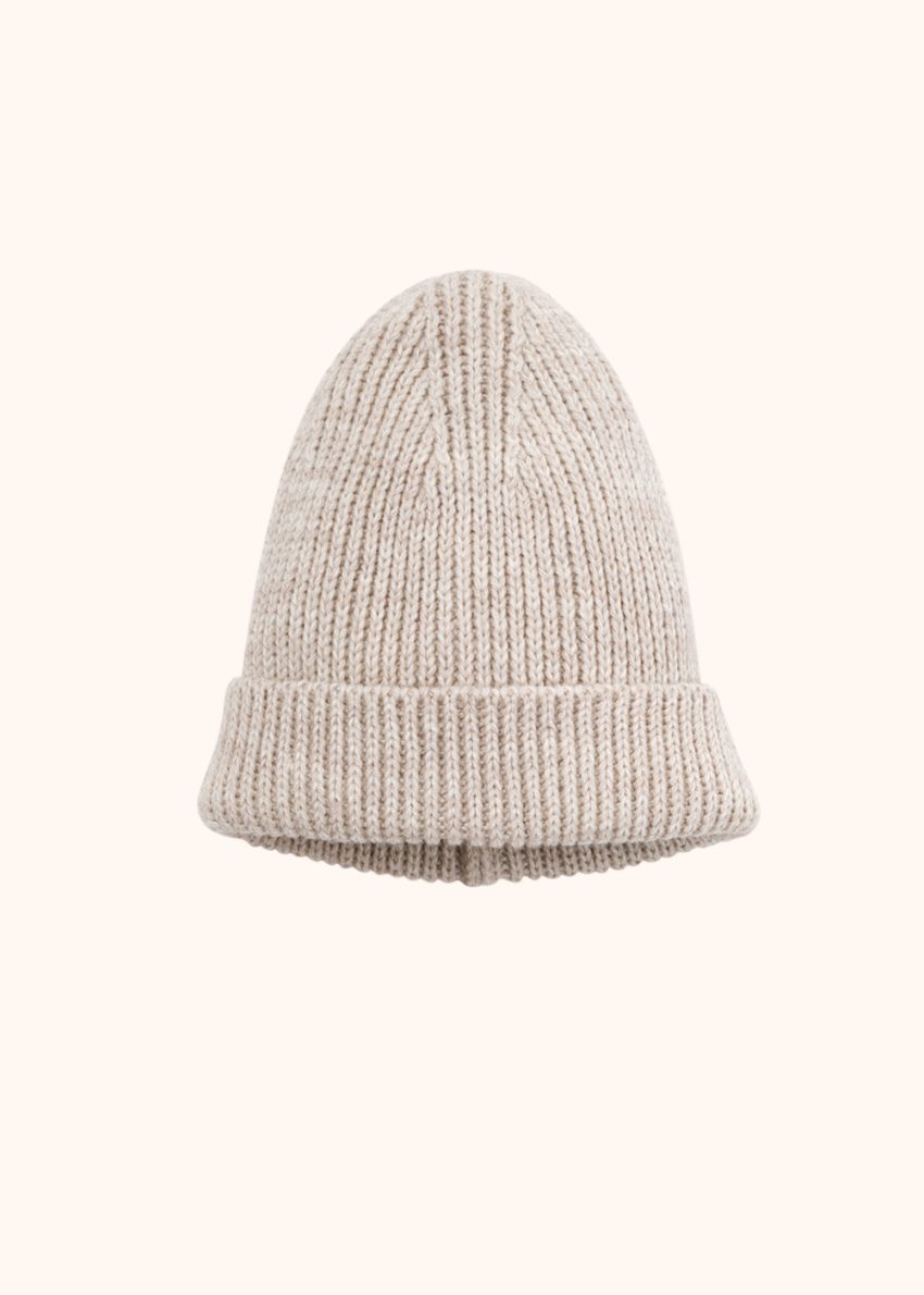 wełniana czapka, czapka zimowa, czapka zimowa dziecięca, damska beżowa, woolen beanie, for kids, beige beanie