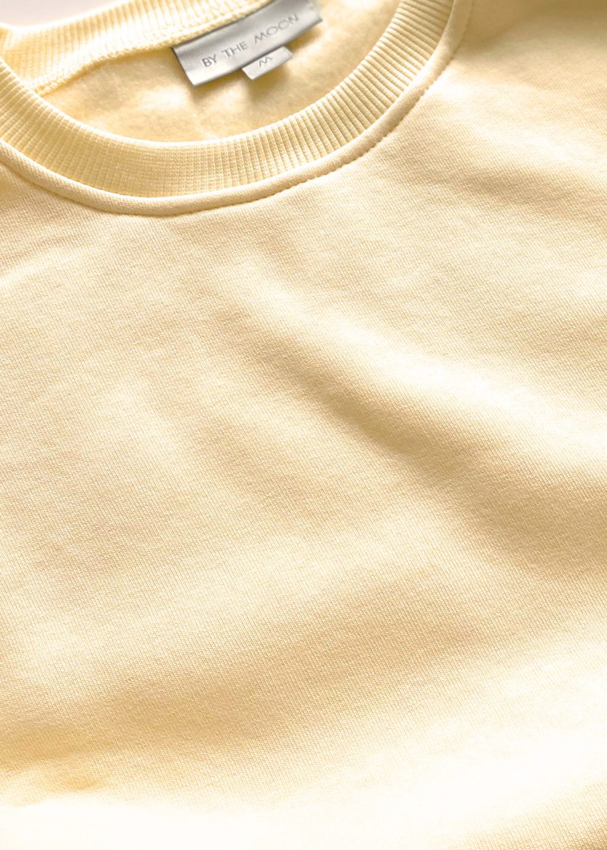 bluza masełkowa, creamy butter, detal, polska marka,