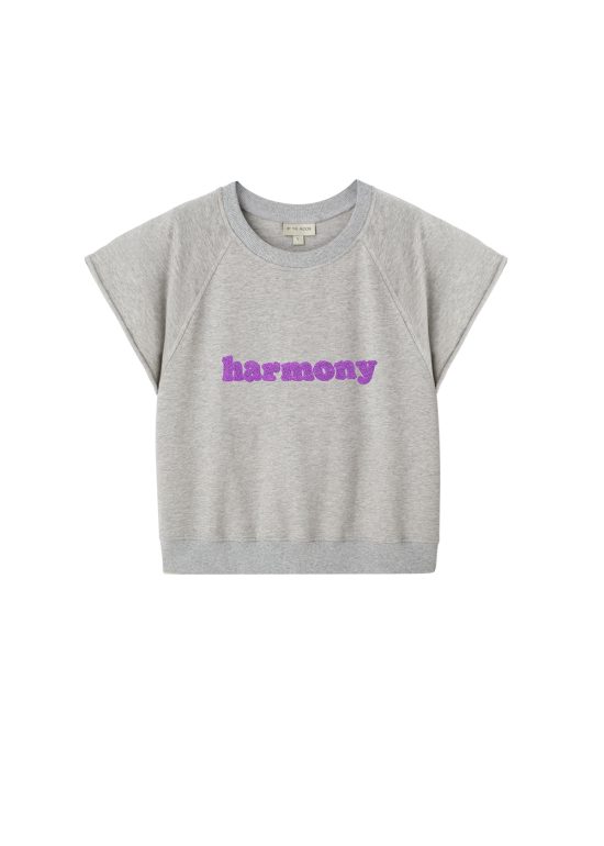 top na jogę, bluza, YOGA, szara melanżowa, bezrękawnik, top damski, by the moon