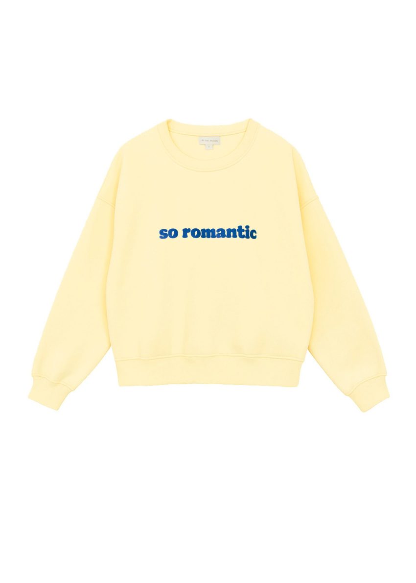 so romantic, bluza masełkowa, damska, bawełniana, żółta, z nadrukiem, polska marka