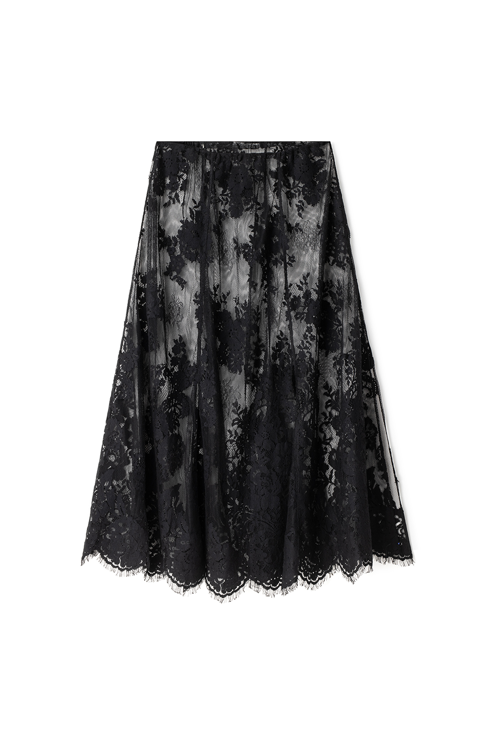 koronkowa spódnica Vesper, z koronki, długa, maxi, midi, ażurowa, na wieczór, na impreze, glamour, by the moon