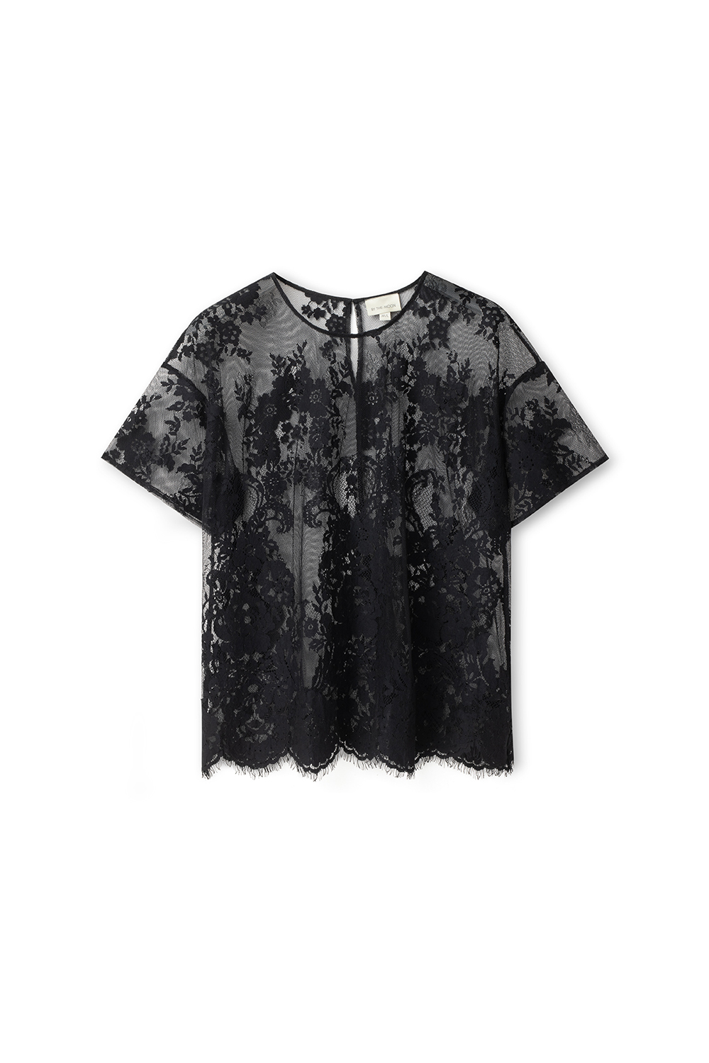 koronkowa bluzka Vesper, z koronki, ażurowa, zmysłowa, z krótkim rękawem, na wieczór
