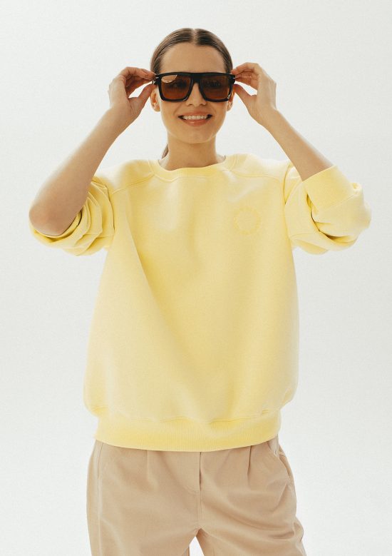 damska bluza kanarkowa, cytrynowa, zółta, by the moon, sun